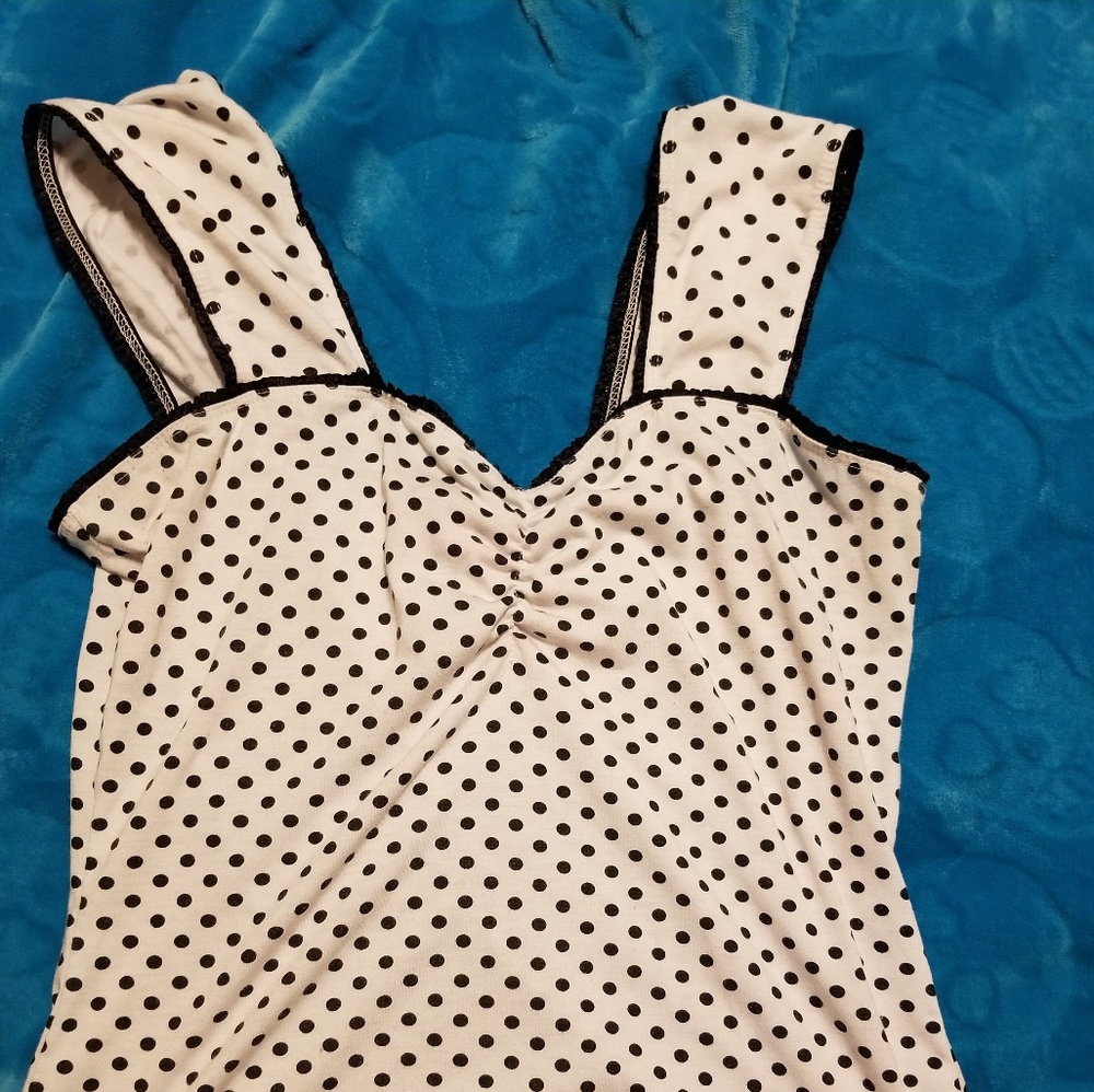 Rockabilly Polka dot top